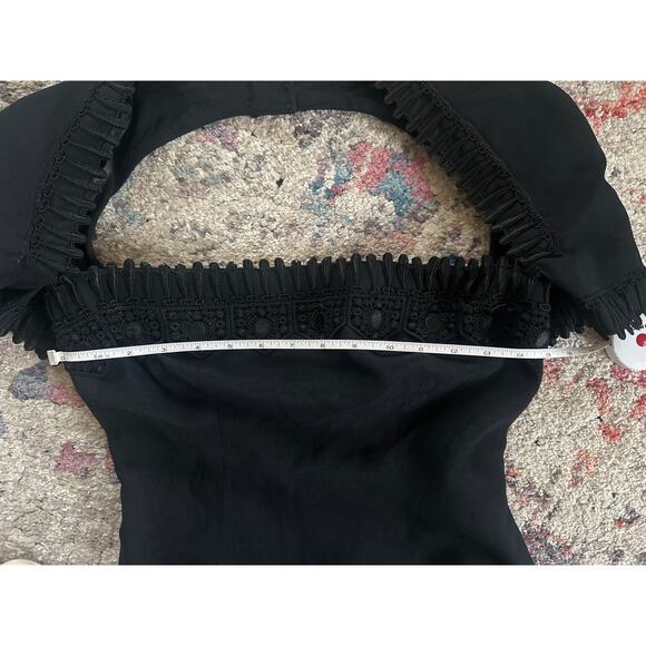 Vintage Victor Costa Black Cutout Bolero style Cocktail dress Small - Picture 7 of 11